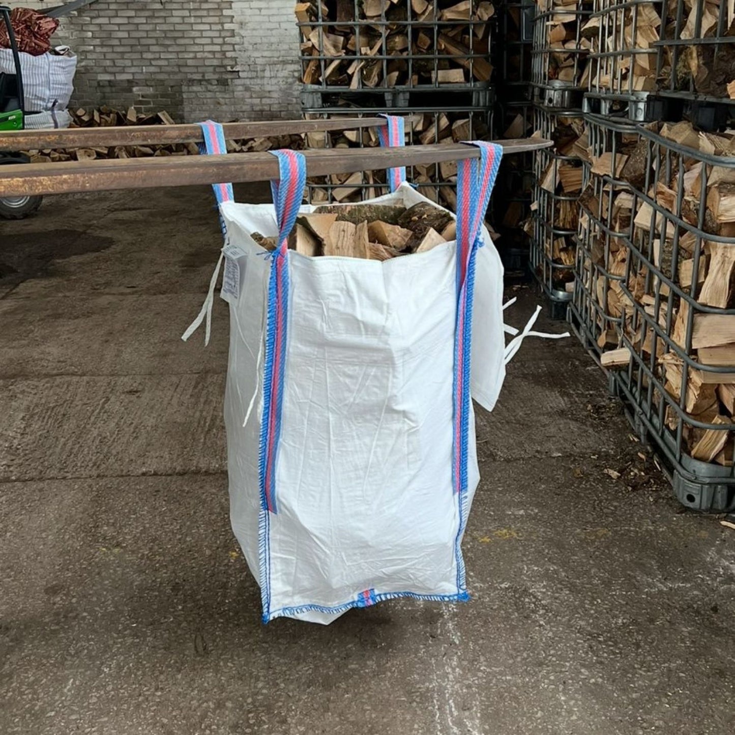 Seasoned Hardwood Logs - Tall Barrow Bag - approx. 80kg inc free delivery in the LA postcodes